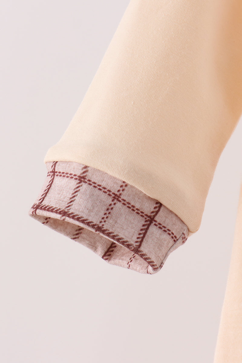 Brown Howdy Y'all Boots Embroidery Bubble