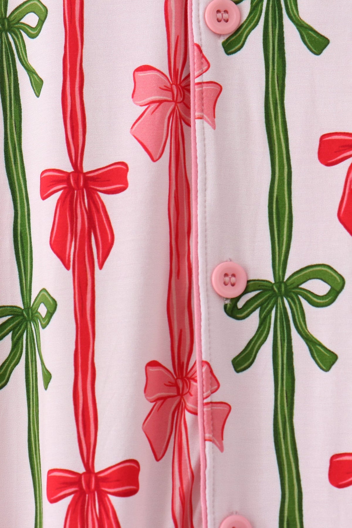 Pink Bow Bamboo Mom Dress