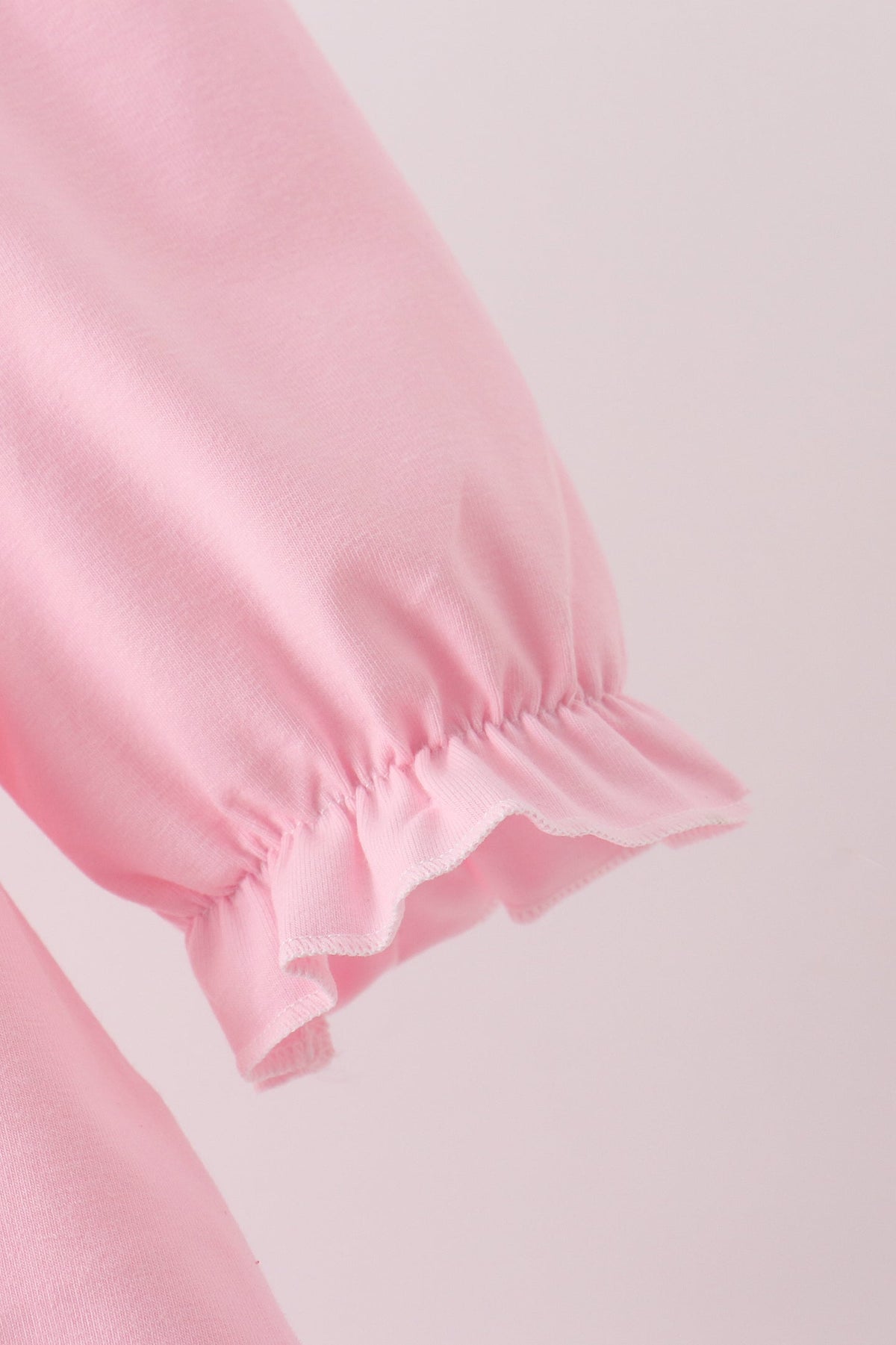 Pink Christmas Embroidery Dress