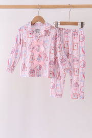Pink Character Bamboo Pajama Set