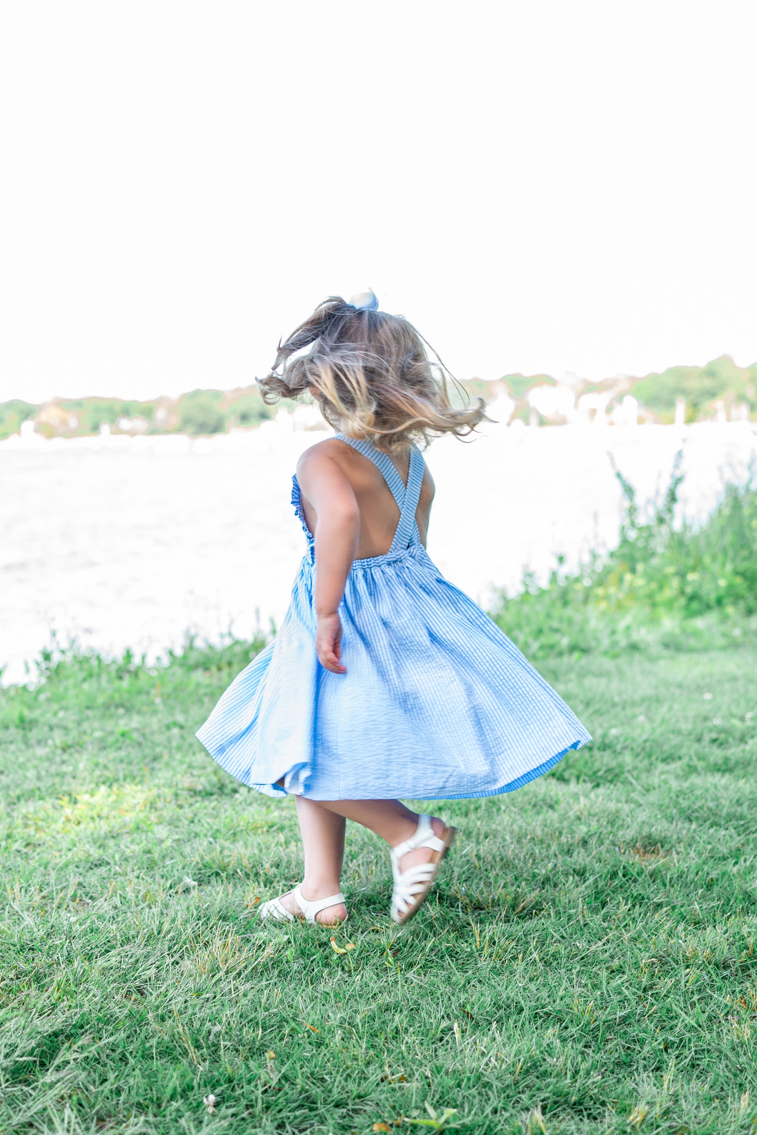 Seersucker Sailboat Dress