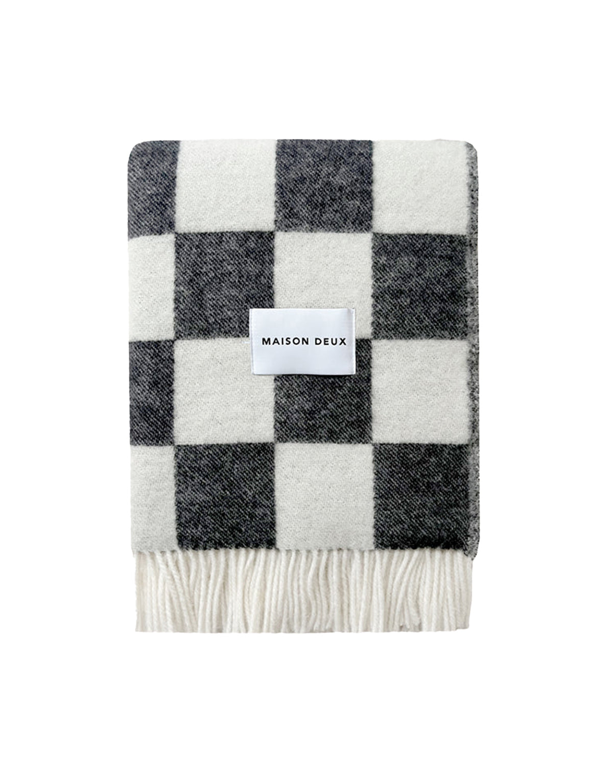 Blanket Checkerboard Black / White 4.25 X 6.5 Ft