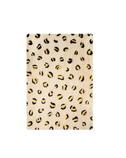 Rug Leopard Beige / Brown And Black Print 2.6 X 3.9 Ft