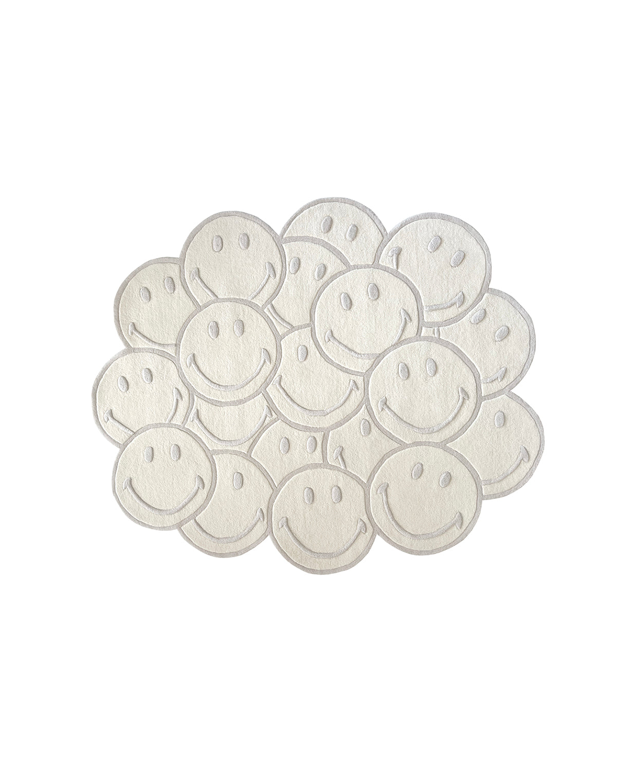 Rug Smiley® Bunch Natural 5.9 X 4.9 Ft