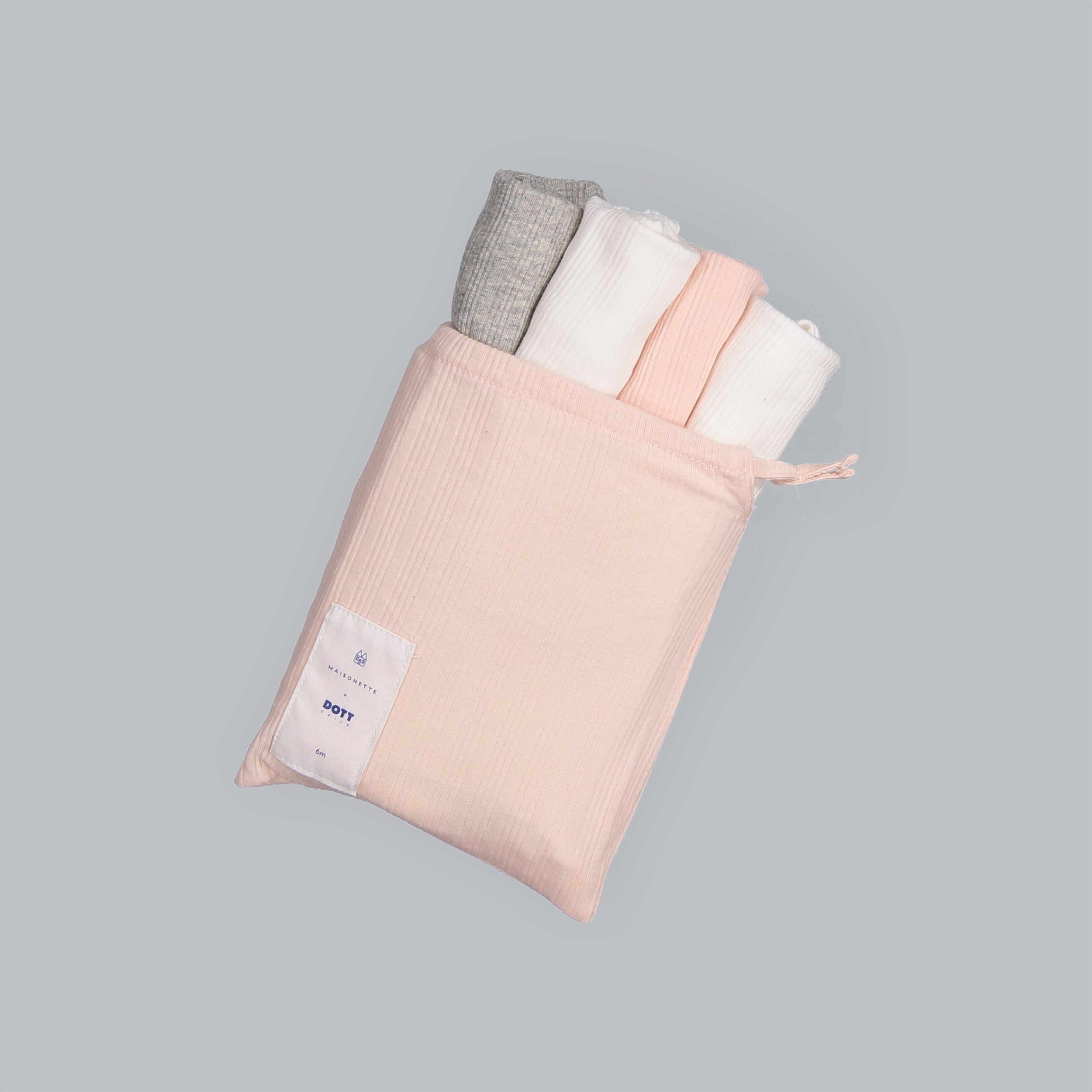 *exclusive* Baby Girl Sleeveless 4pc Onesie Set