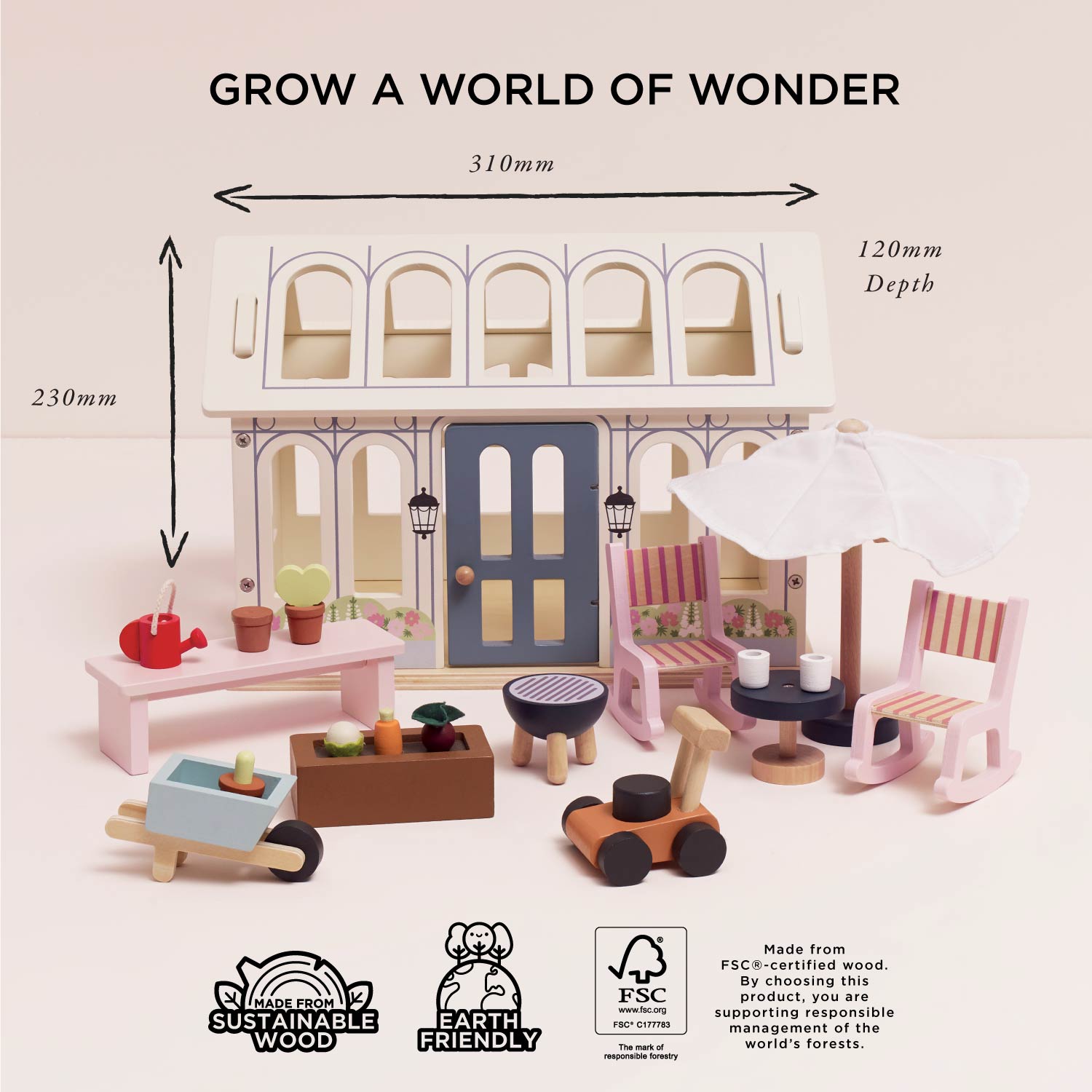 Dolls House Conservatory Playset