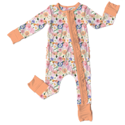 Melitta Bamboo Ruffle Convertible Footie (pre-order)