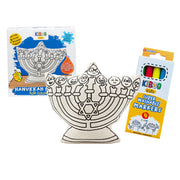 - Hannukah Menorah Coloring Set