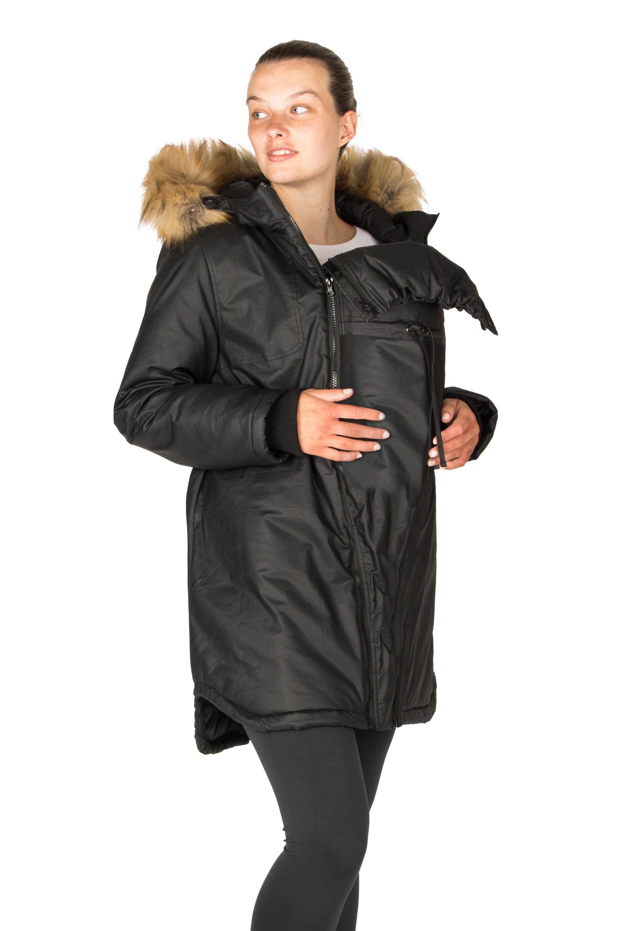 Sofia Waxed Shell 3 In 1 Maternity Parka