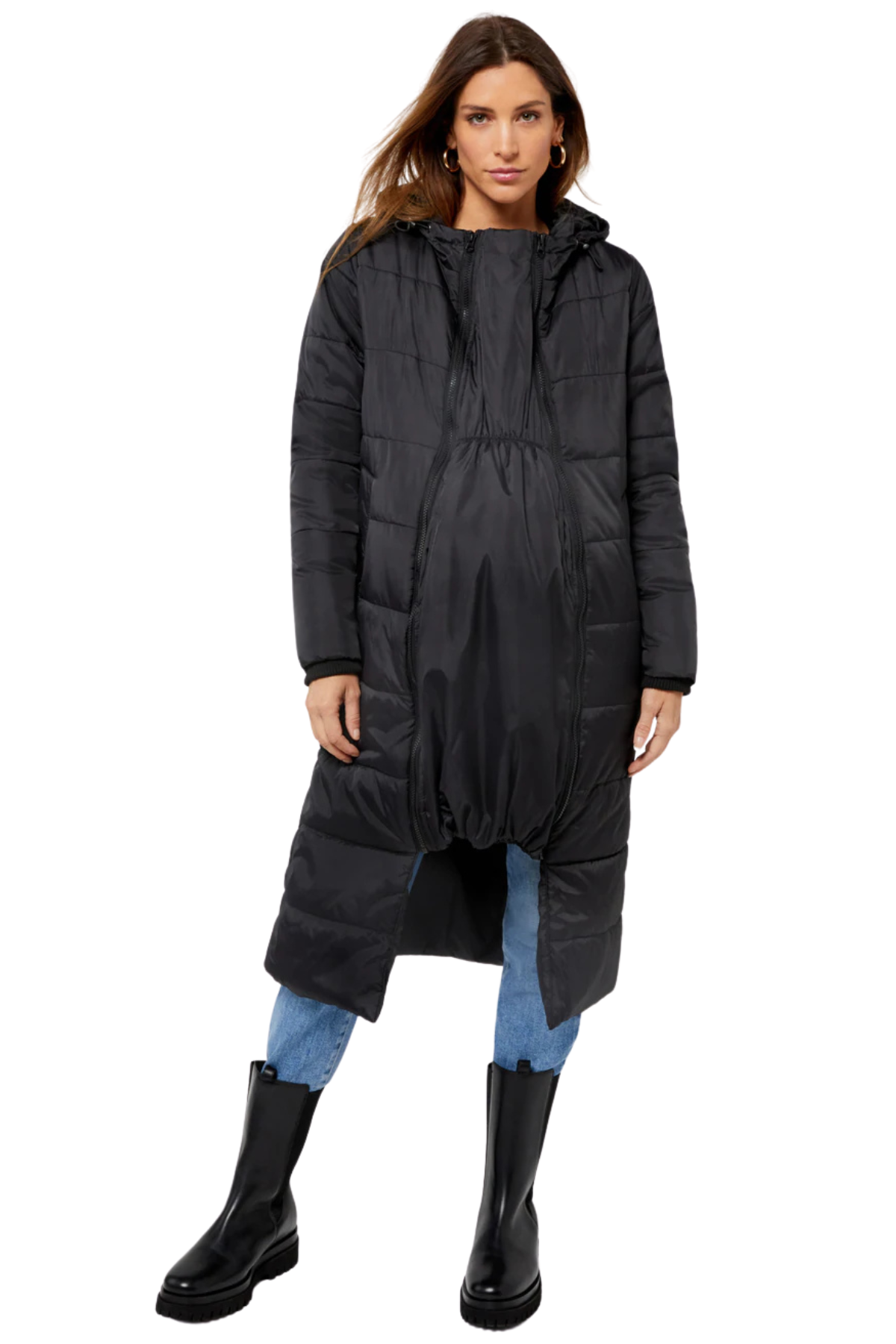 Penelope 3 In 1 Long Puffer Maternity Coat