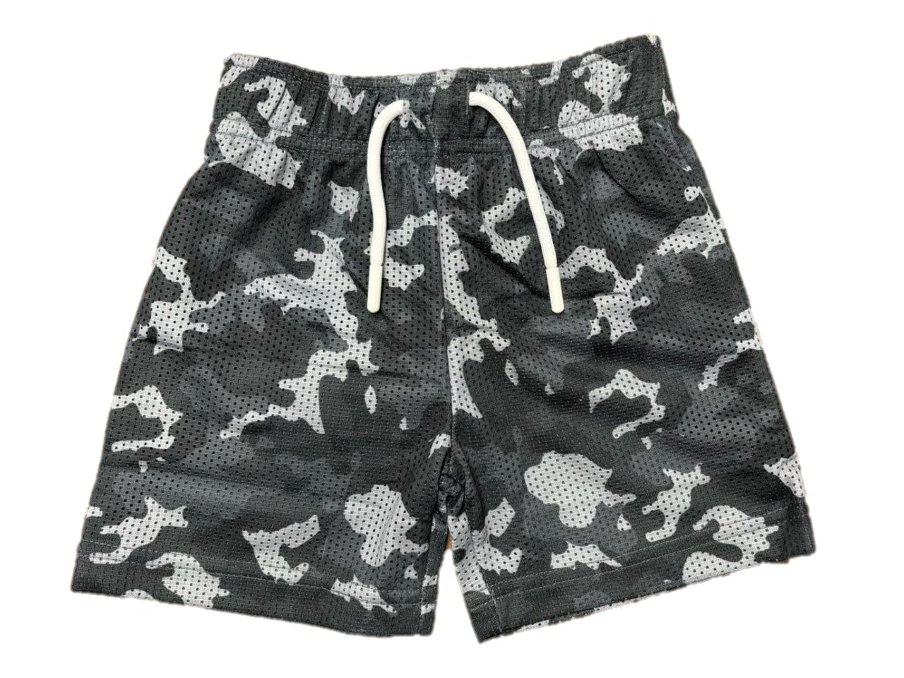 Kids Mesh Shorts - Black Camo