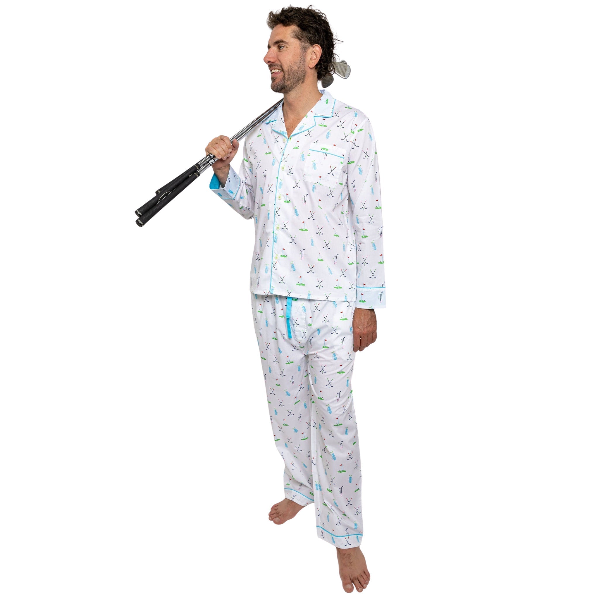 Men's Golf Long Pj Set