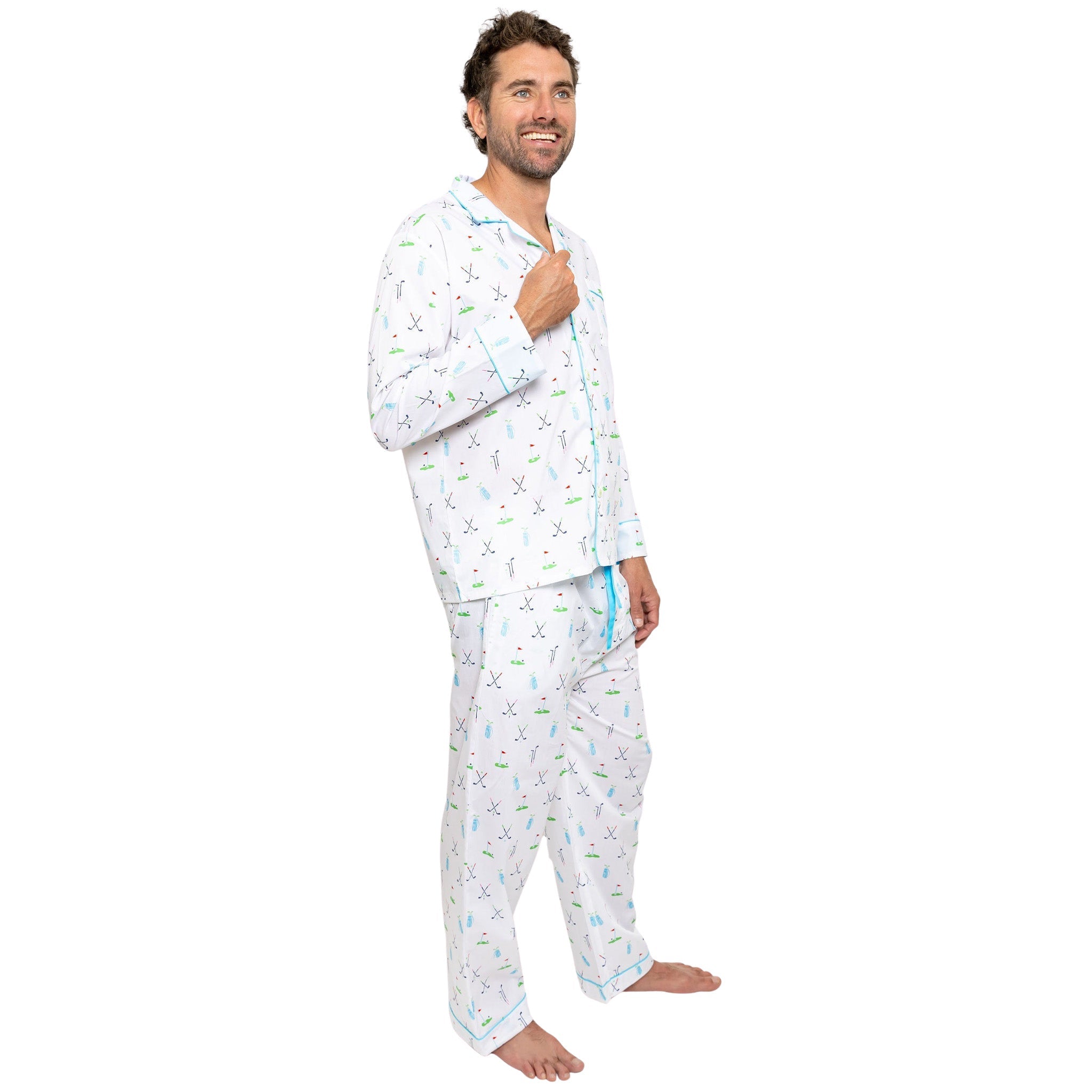 Men's Golf Long Pj Set