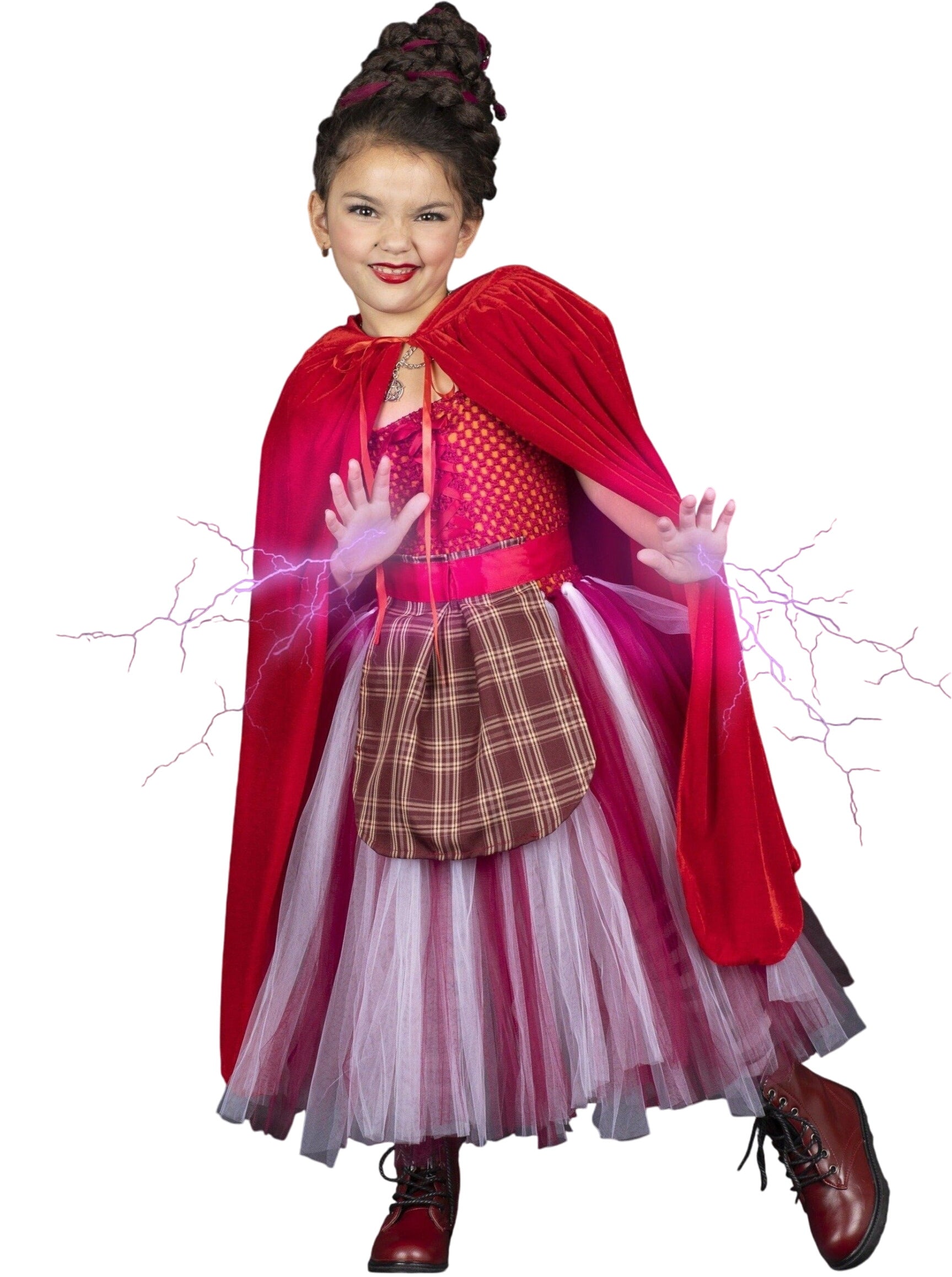 Girls Mary Sanderson Witch Tutu Costume Dress