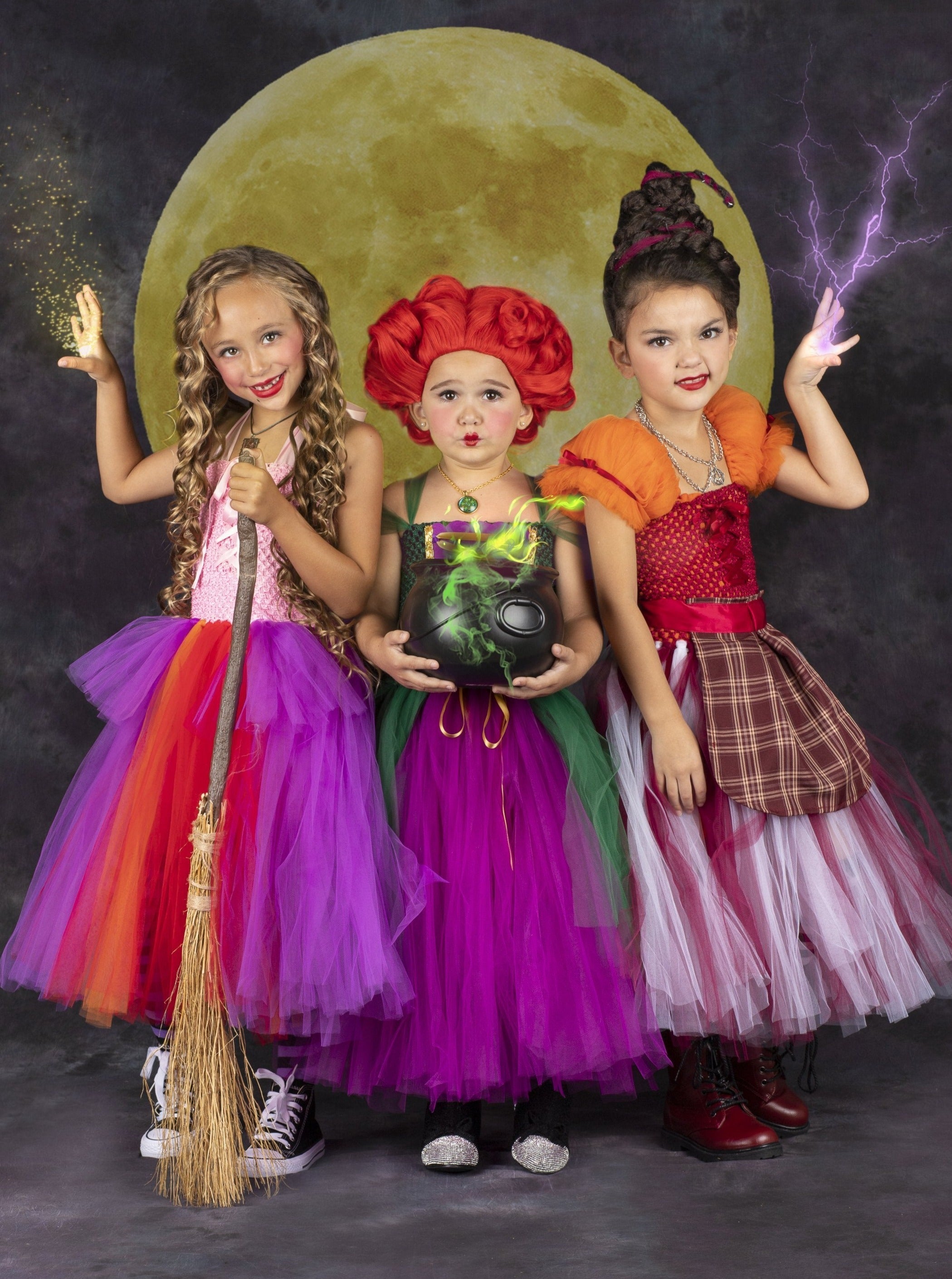 Girls Winifred Sanderson Witch Tutu Costume Dress