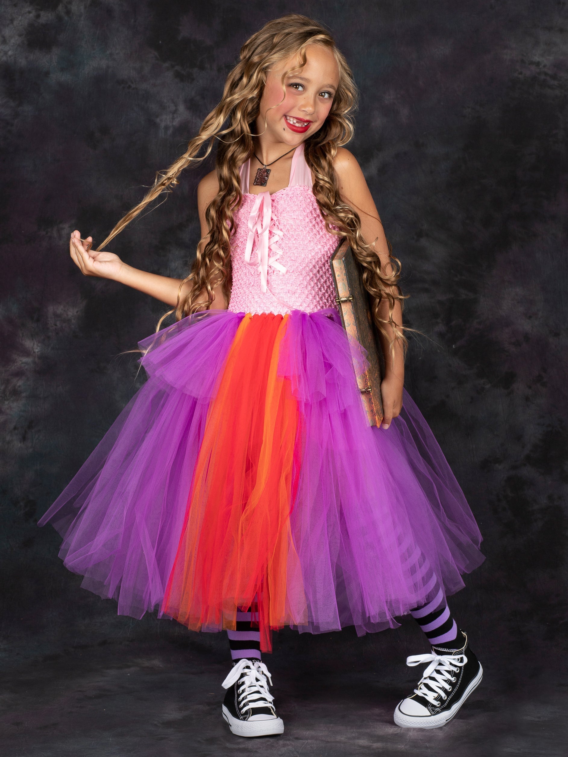 Girls Sarah Witch Tutu Costume Dress