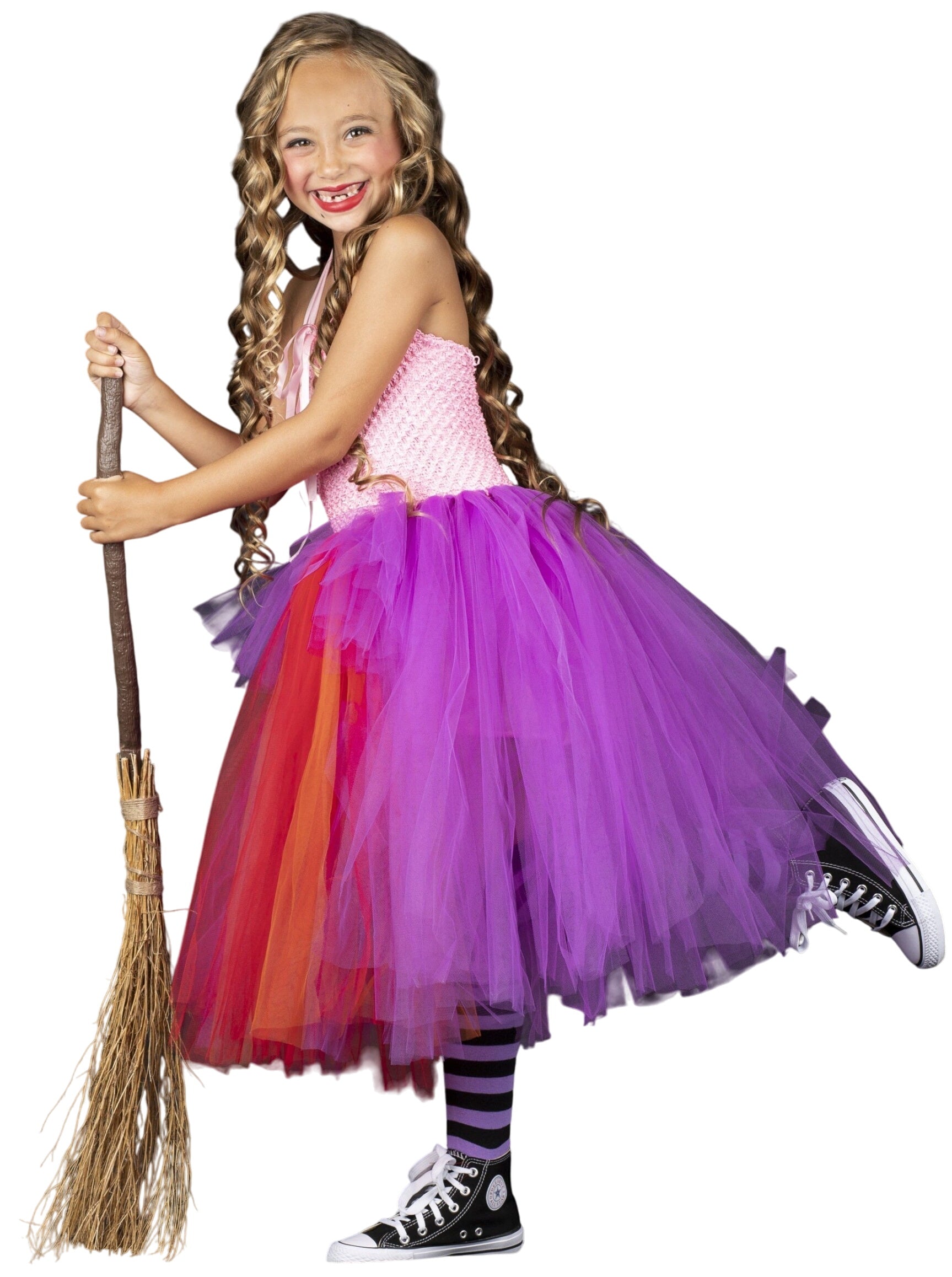 Girls Sarah Witch Tutu Costume Dress