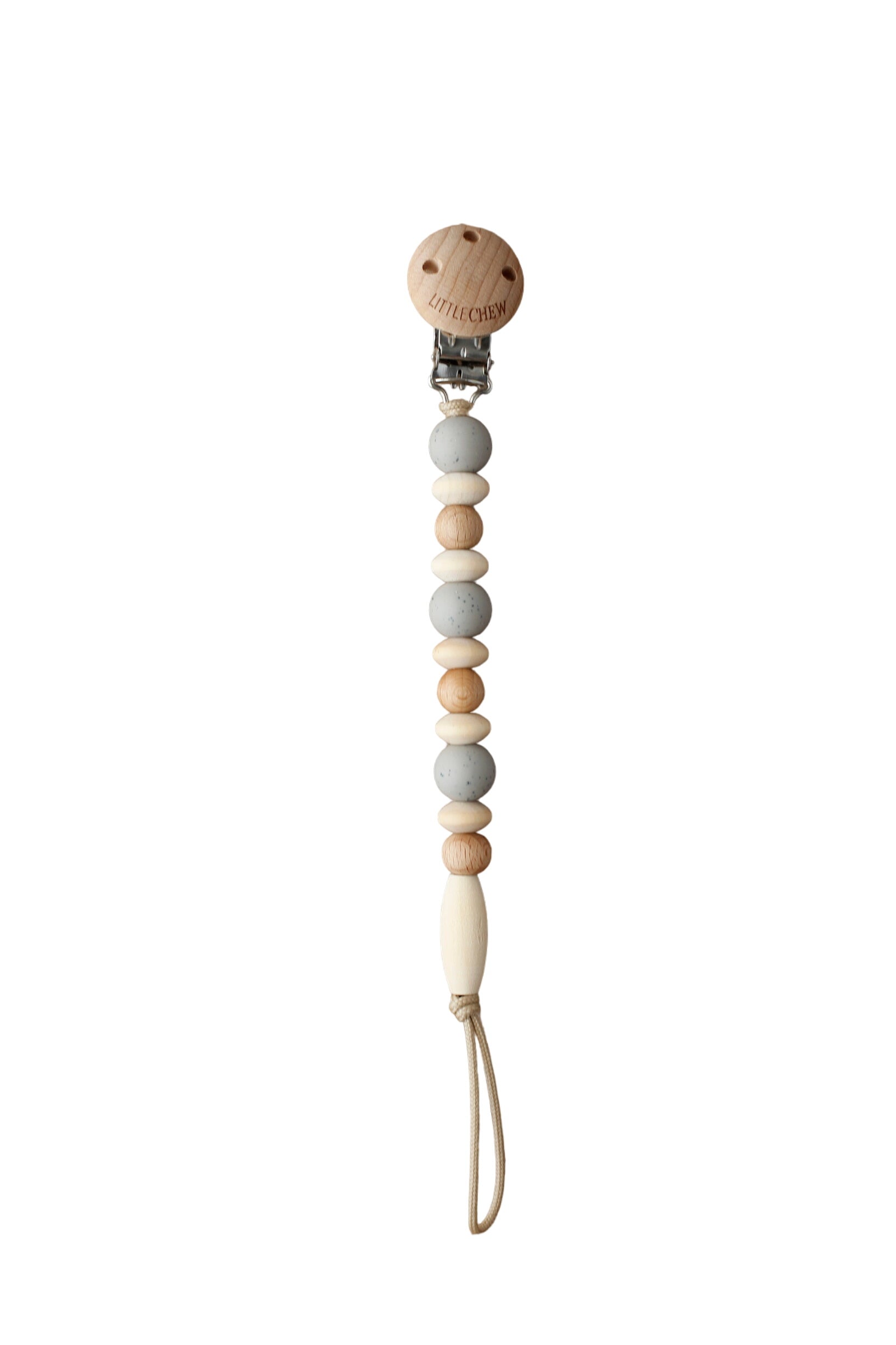 Pacifier Clip - Omar | Speckled Taupe