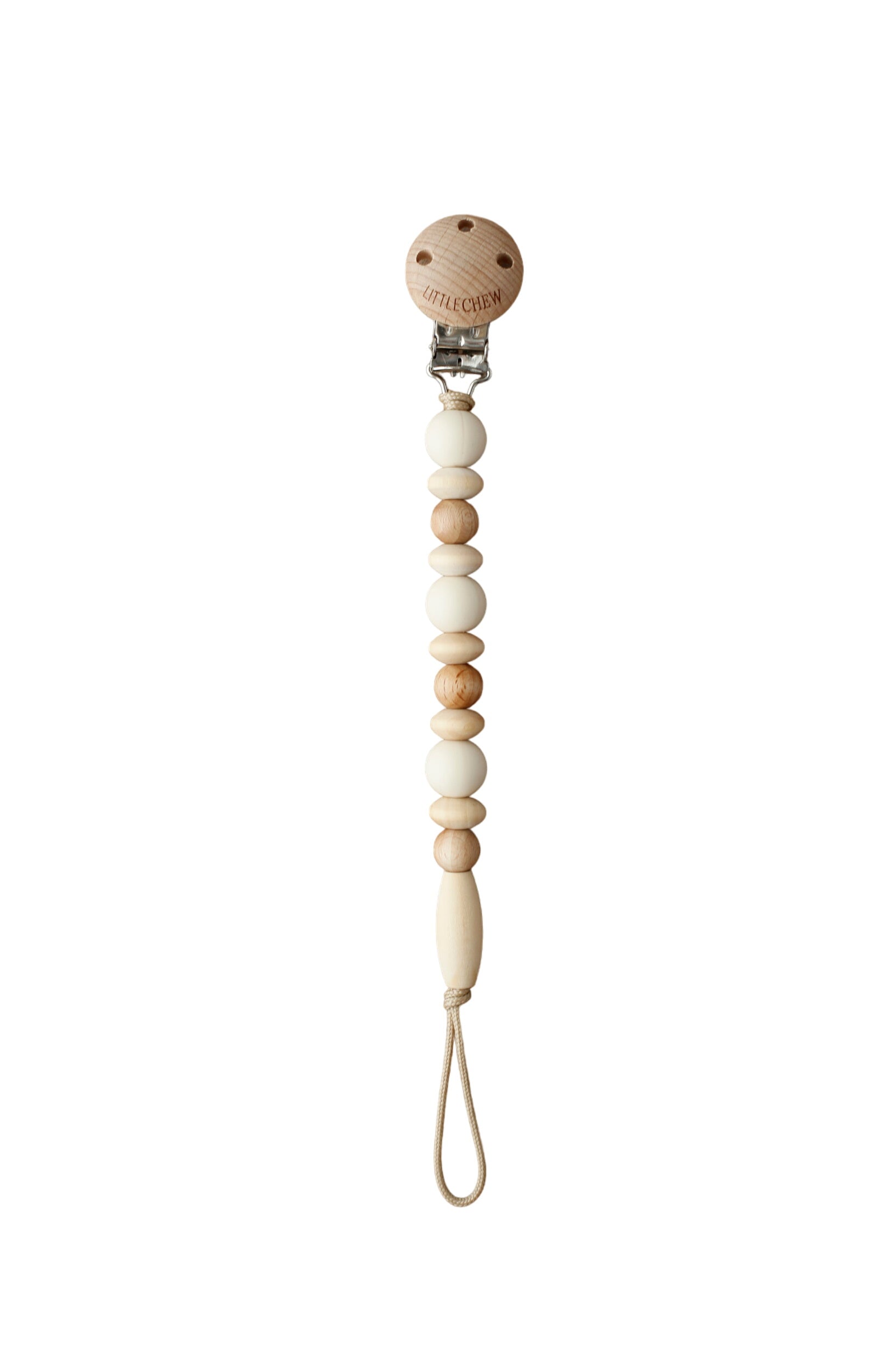 Pacifier Clip - Omar | Cream