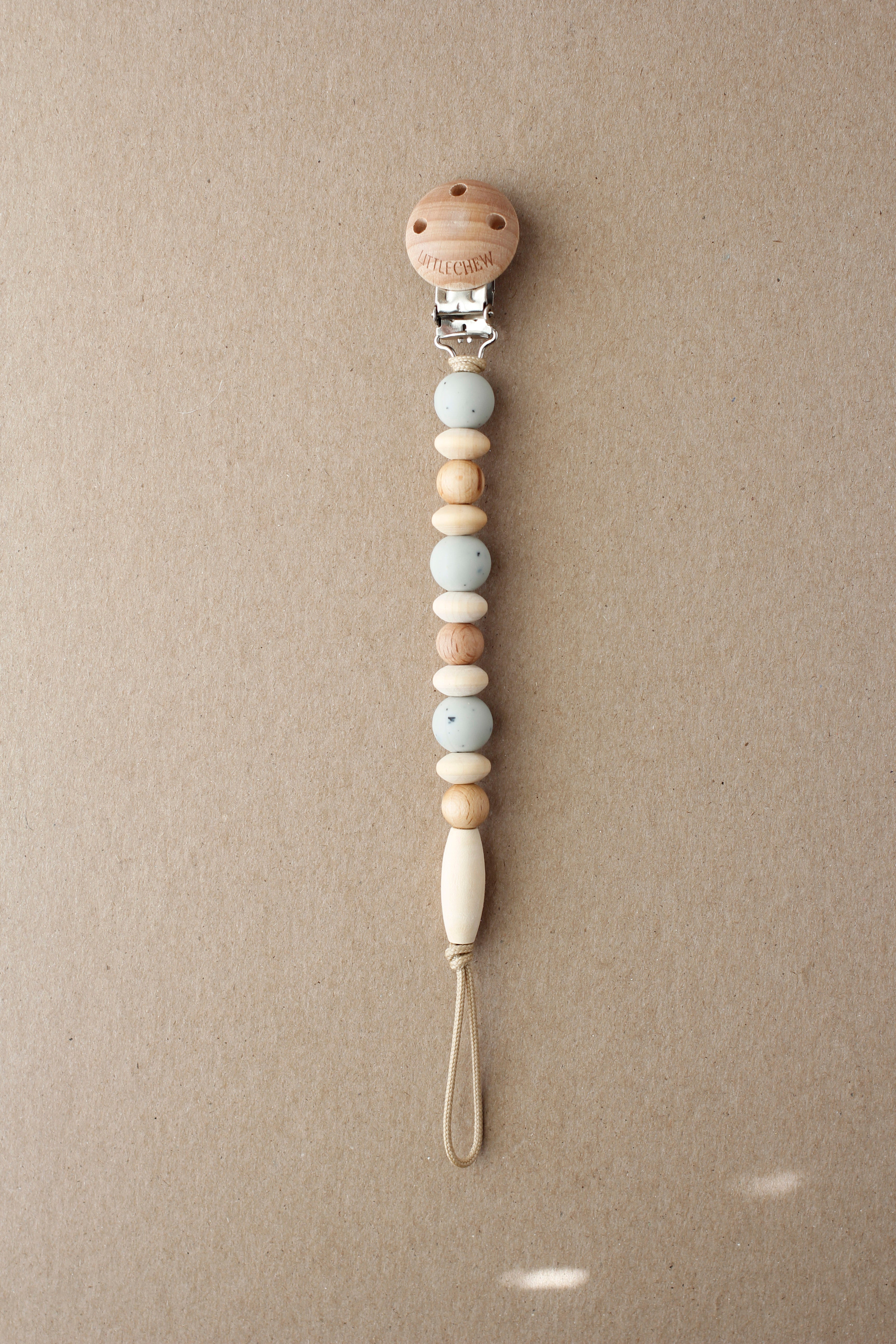 Pacifier Clip - Omar | Speckled Soft Sage