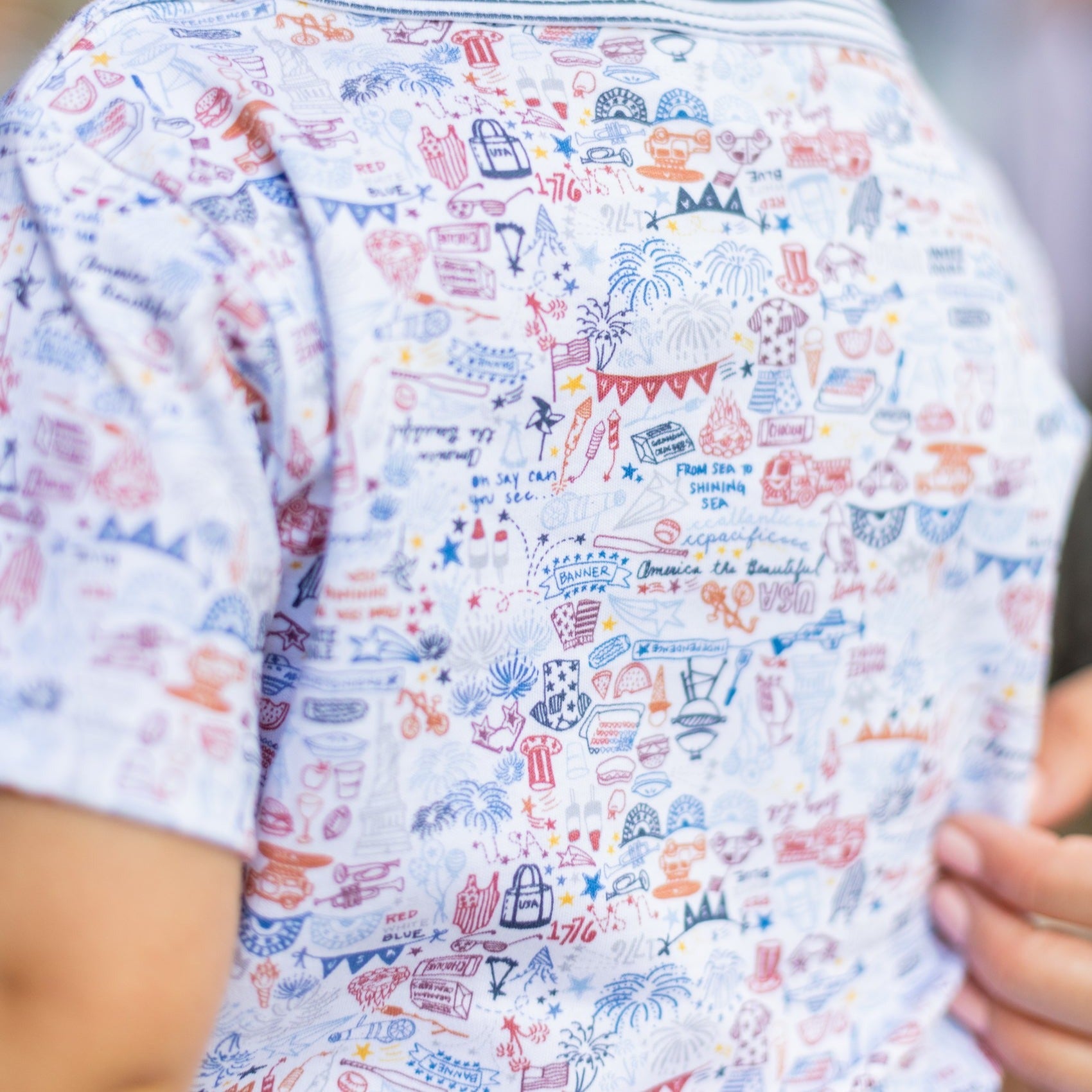 Usa Kid's Pocket Tee