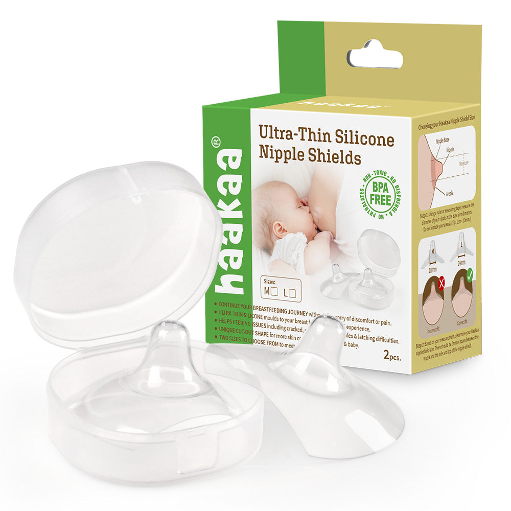 Haakaa Silicone Nipple Shields 2-pk (18 Mm)