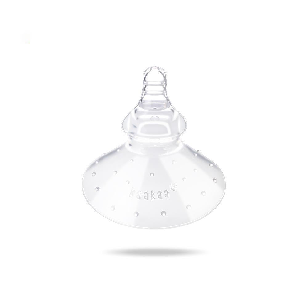 Haakaa Silicone Breastfeeding Nipple Shield, Round Shape 1 Pk