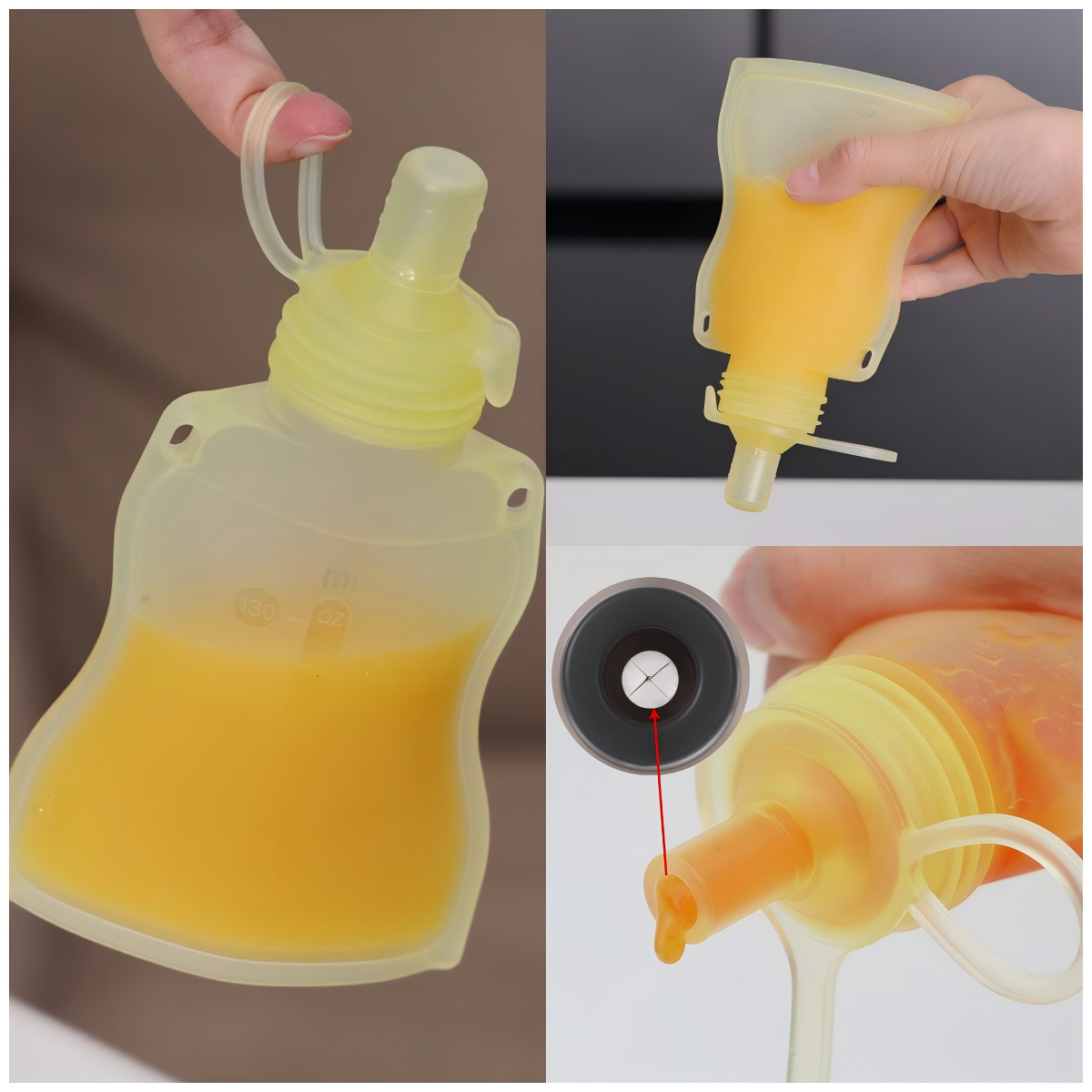 Haakaa Silicone Yummy Pouch 4.5 Oz