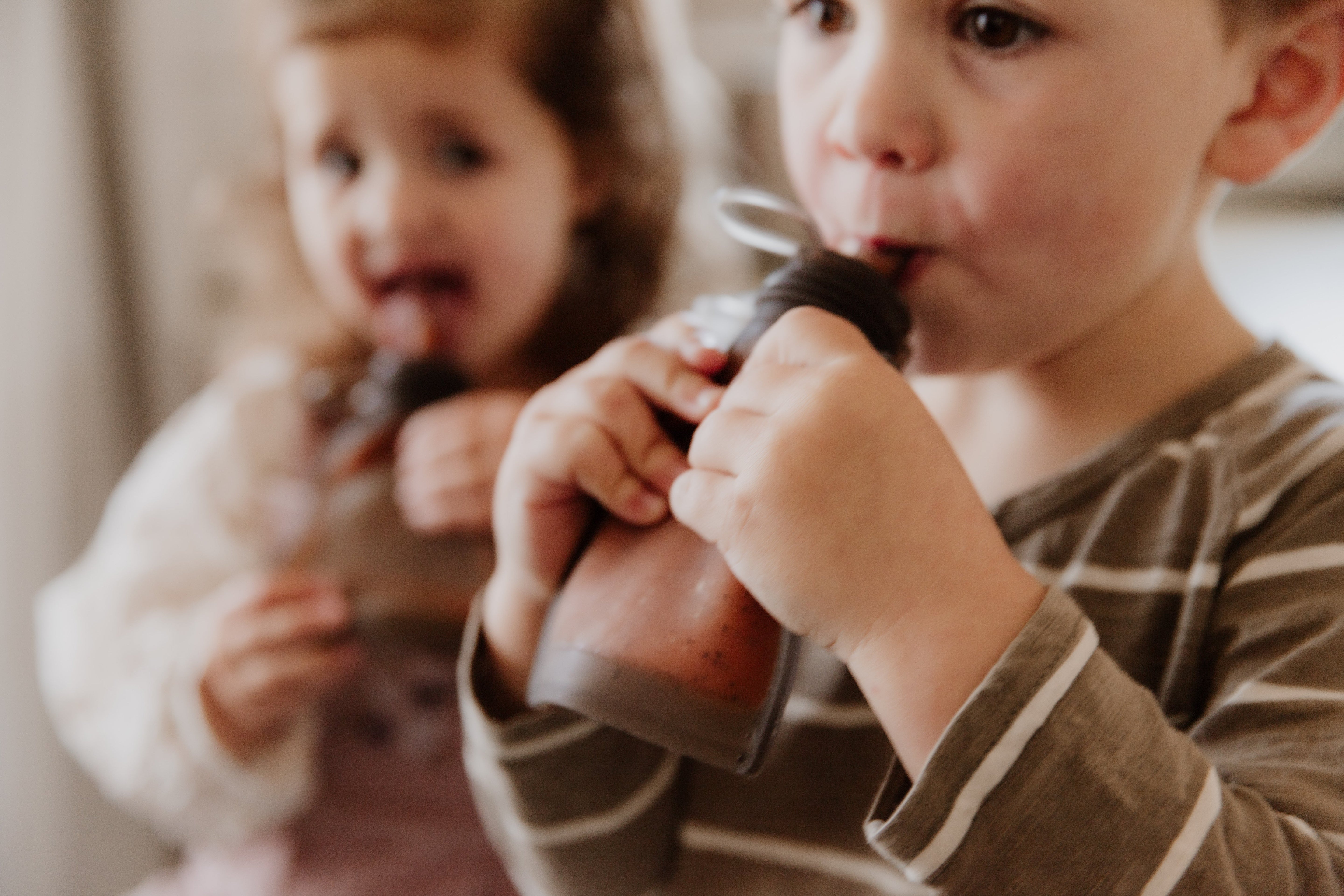 Silicone Milk Storage Bag & Sippy Spout Combo
