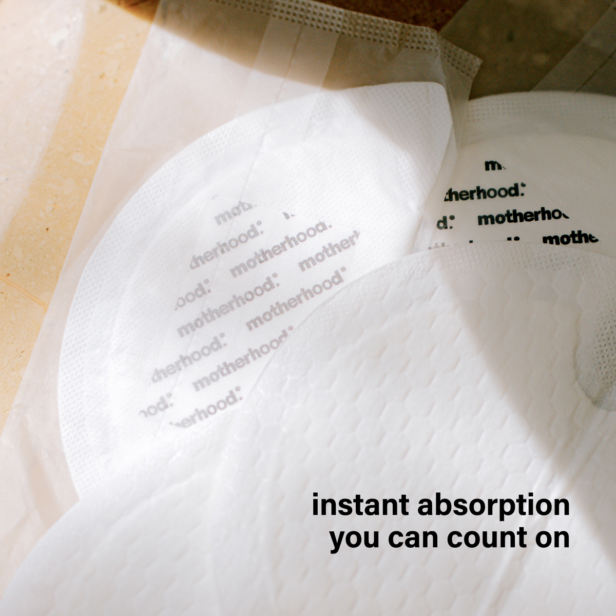 Motherhood Collection Leak-proof Nursing Pads – Soft, Discreet & Individually Wrapped Breast Pads (60 Pack)