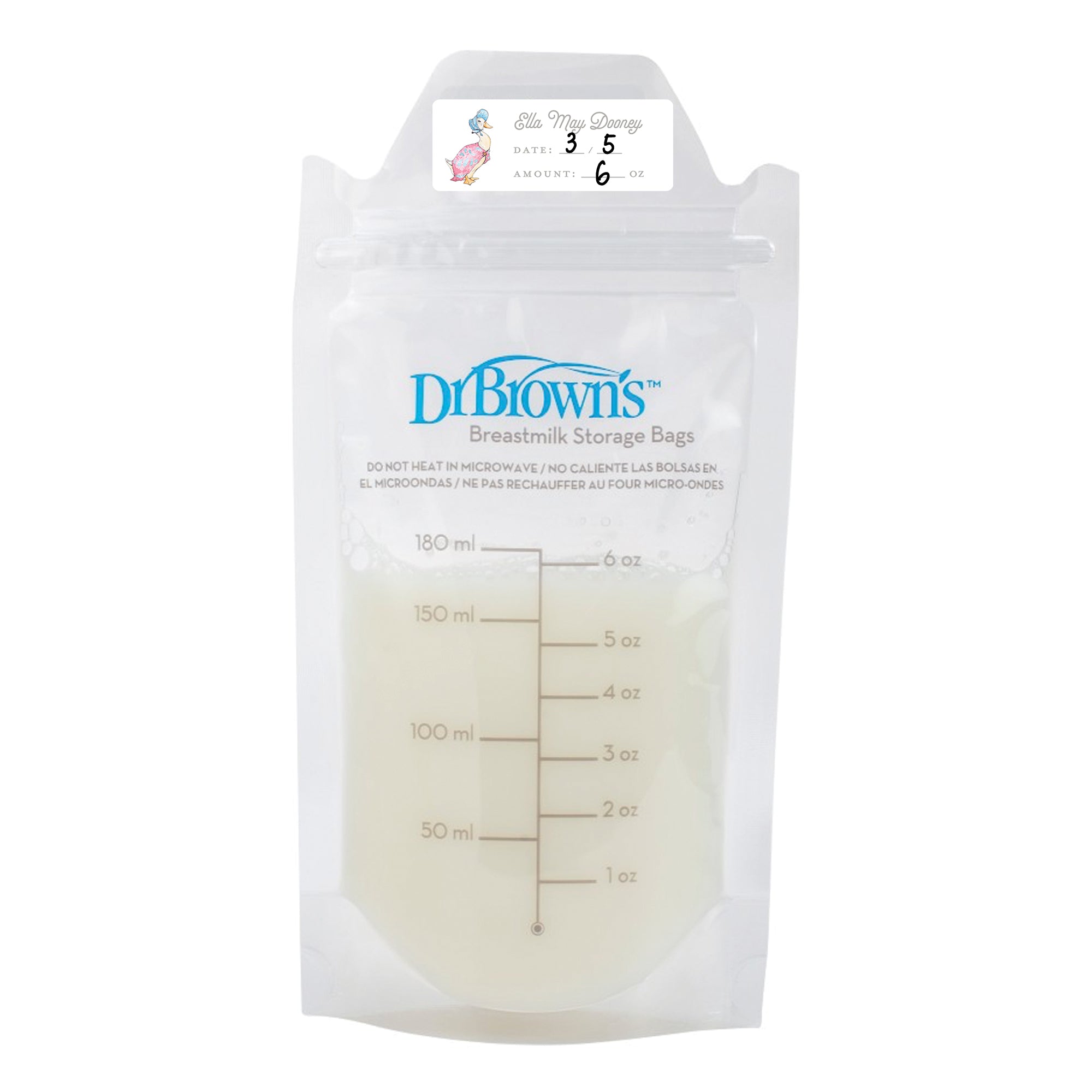 Puddle Duck Pumping Labels