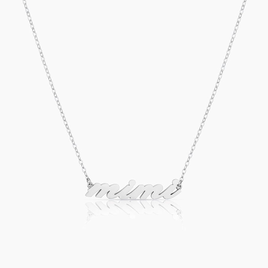 Mimi Script Necklace