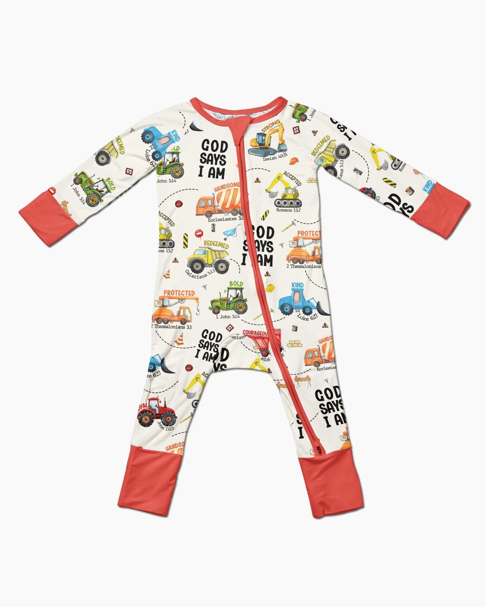 God Says I Am Boy Bamboo Convertible Zippy