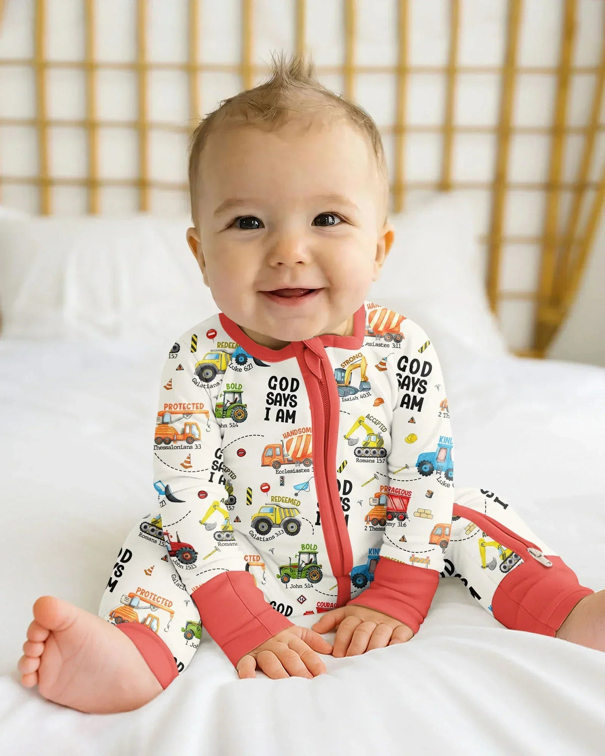 God Says I Am Boy Bamboo Convertible Zippy