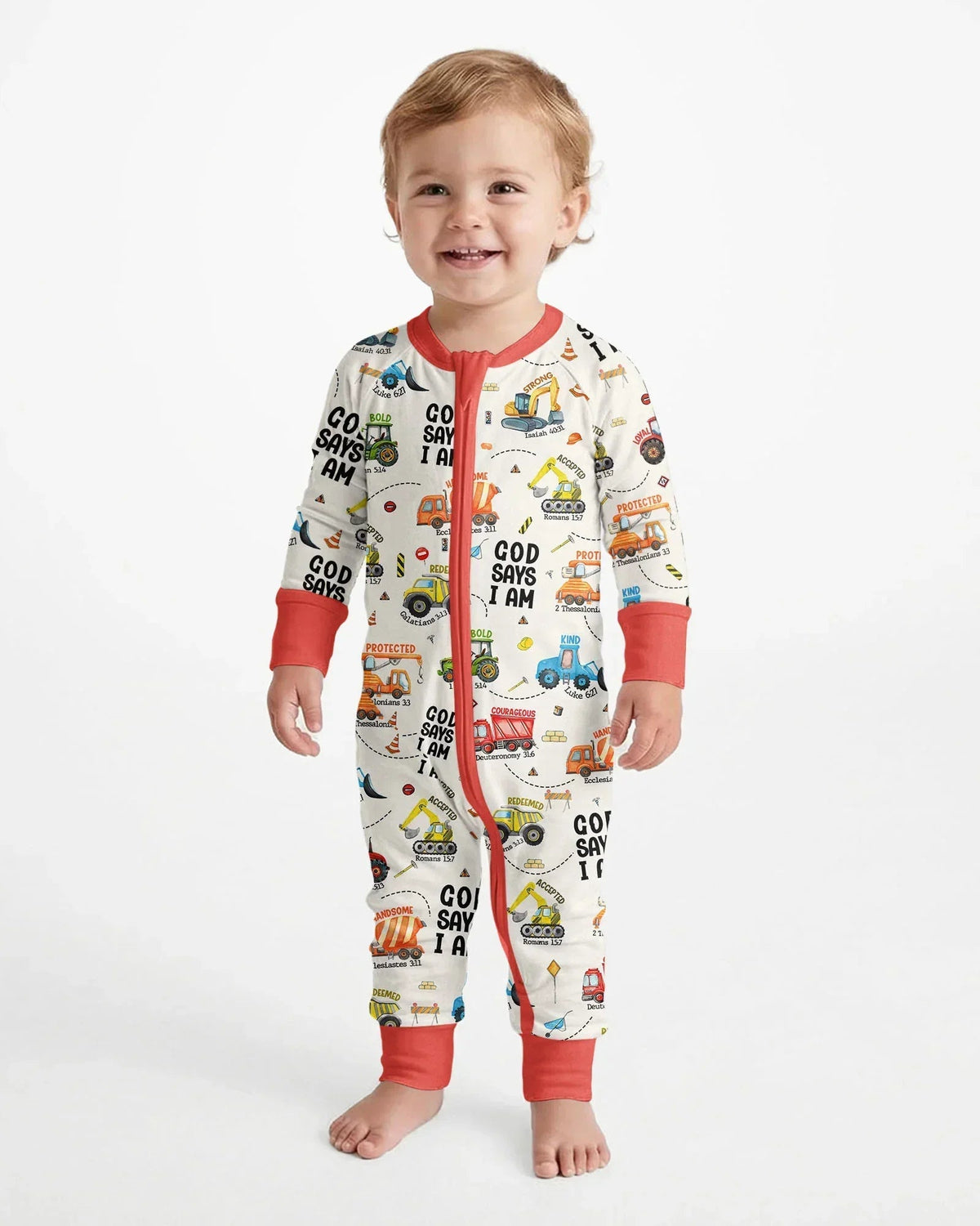 God Says I Am Boy Bamboo Convertible Zippy