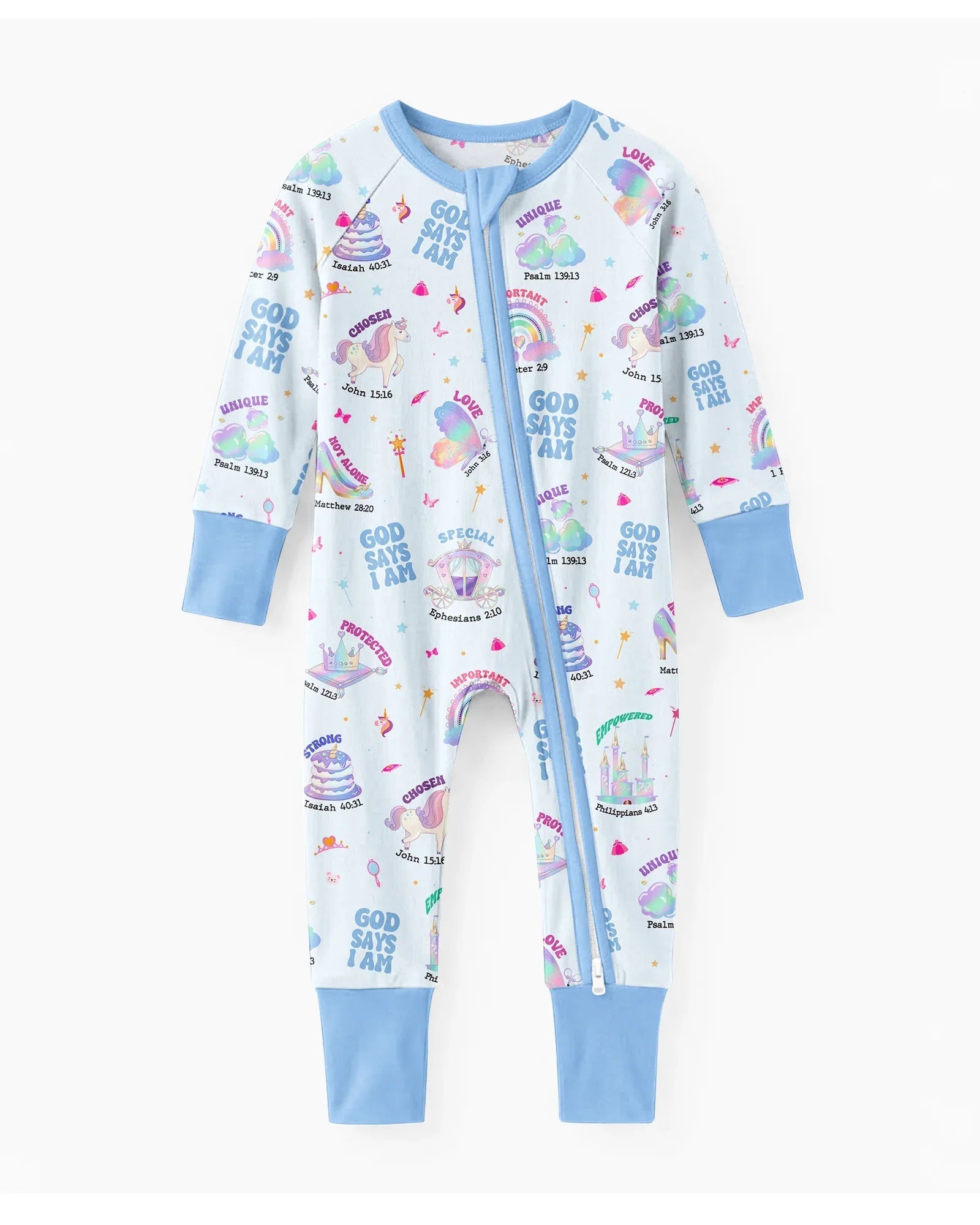 God Says I Am Girl Bamboo Convertible Zippy