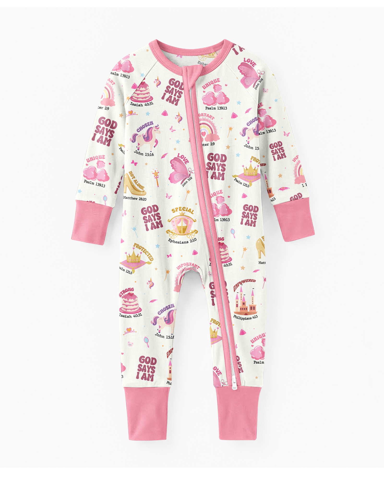 God Says I Am Girl Bamboo Convertible Zippy