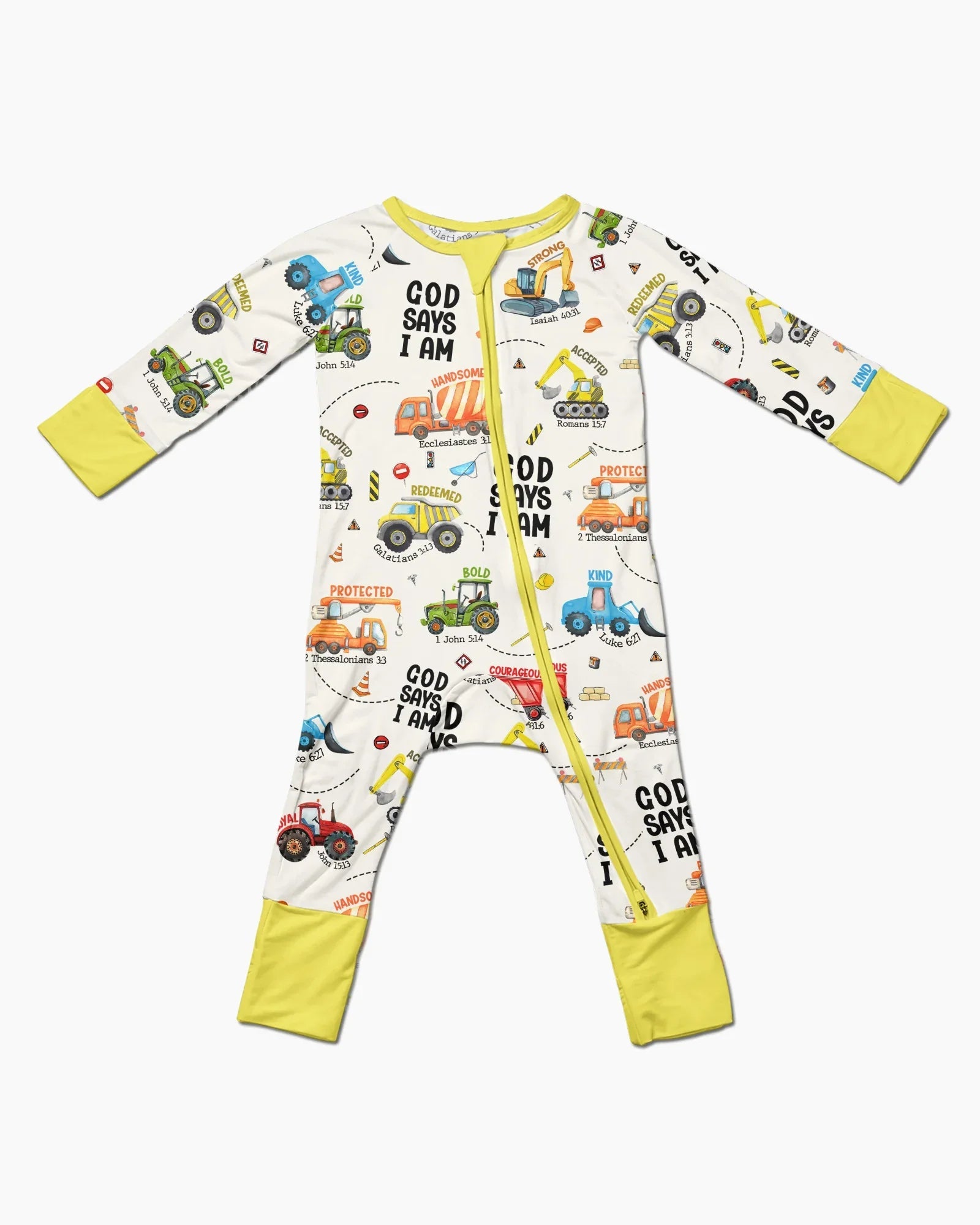 God Says I Am Boy Bamboo Convertible Zippy