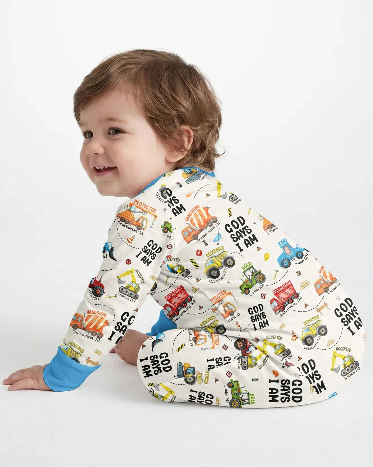 God Says I Am Boy Bamboo Convertible Zippy