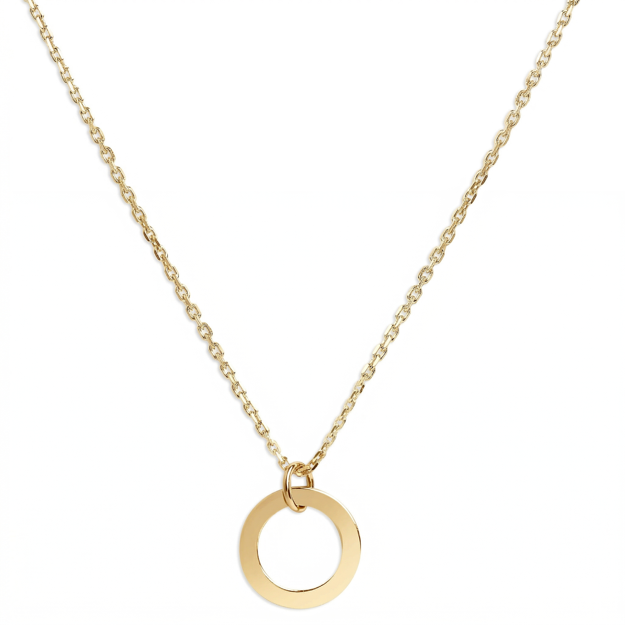Mysha Personalized Single Ring Of Love Pendant