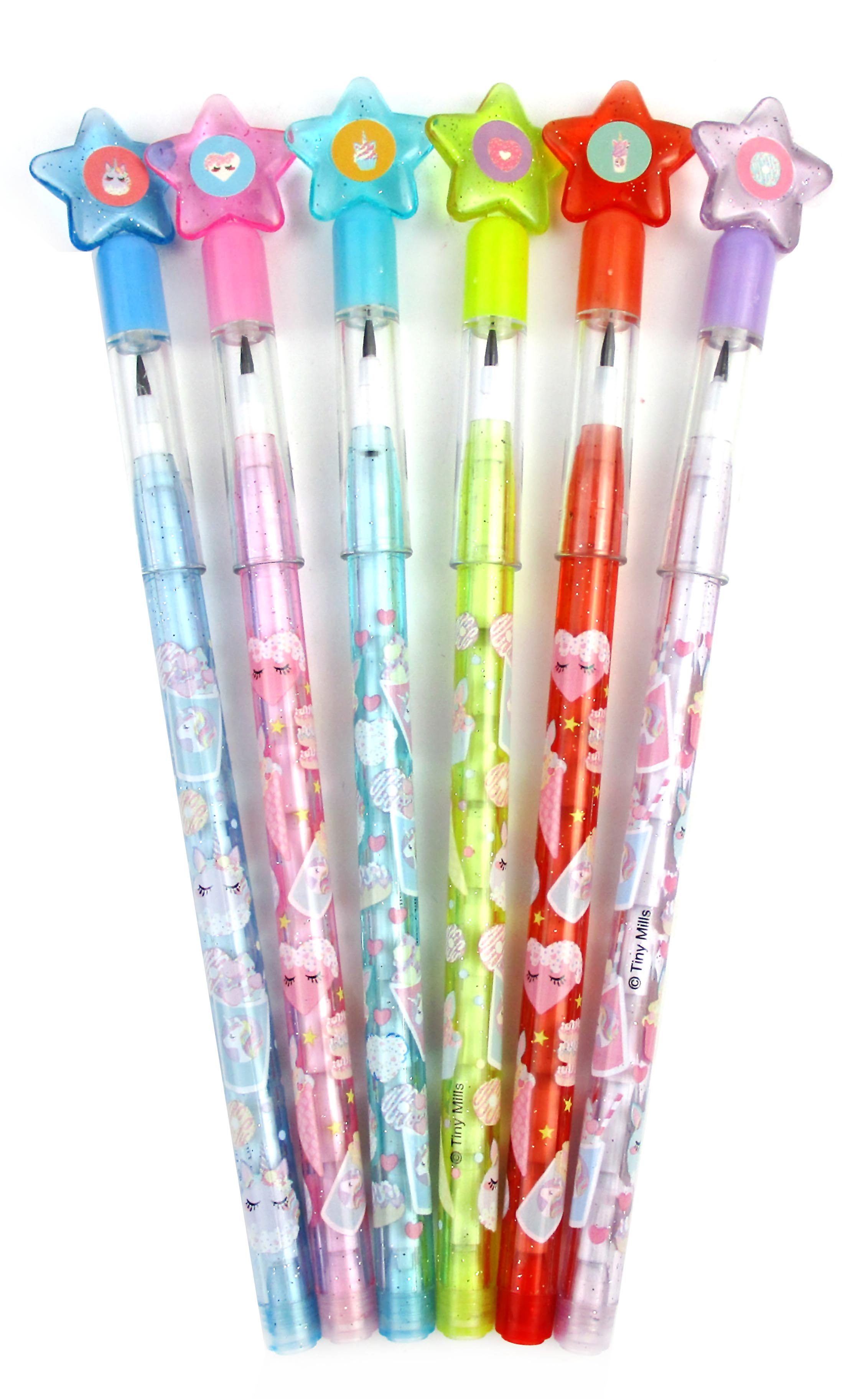 Unicorn Desserts Multi Point Pencils