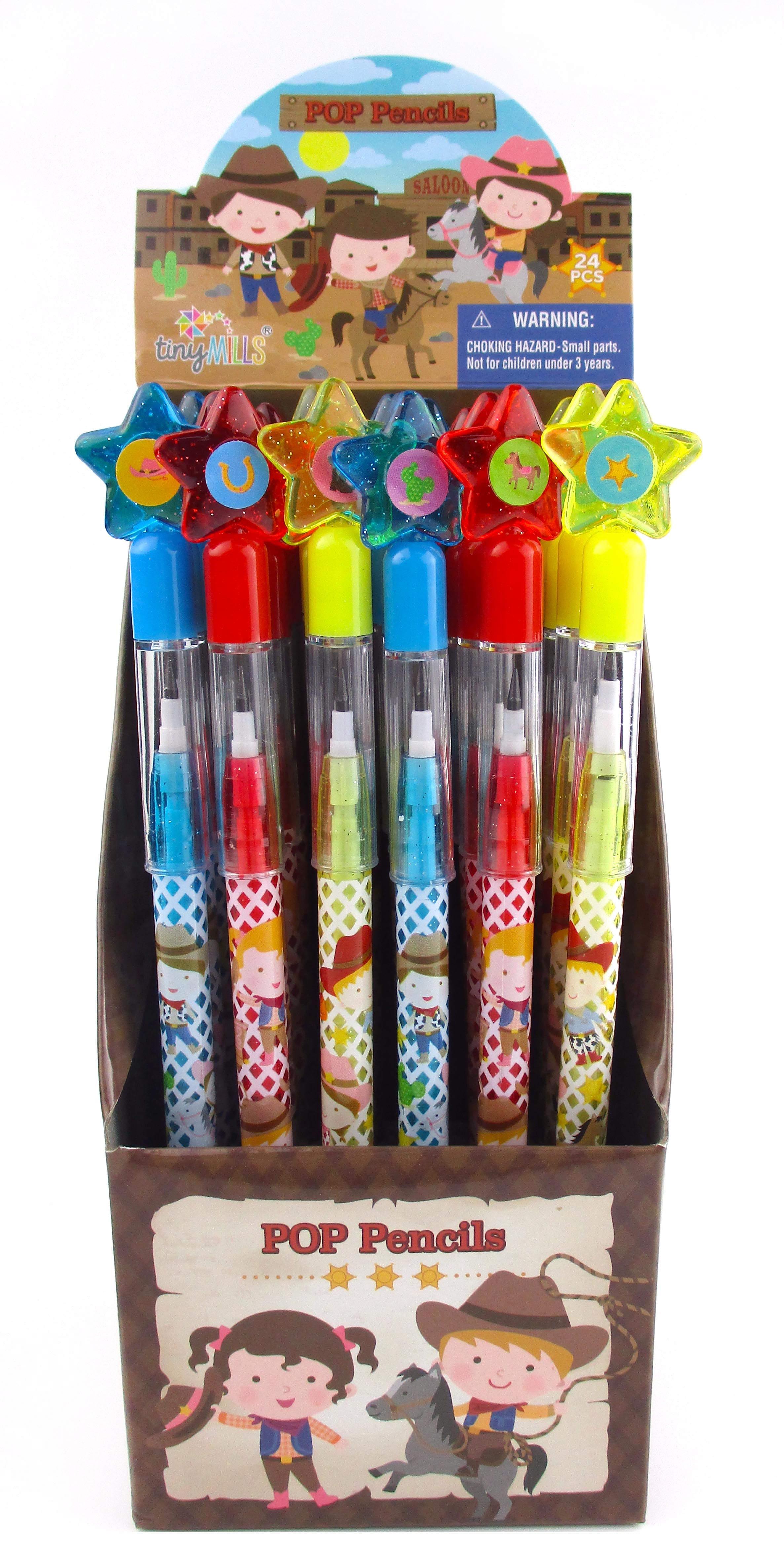 Western Cowboy Cowgirl Multi Point Pencils