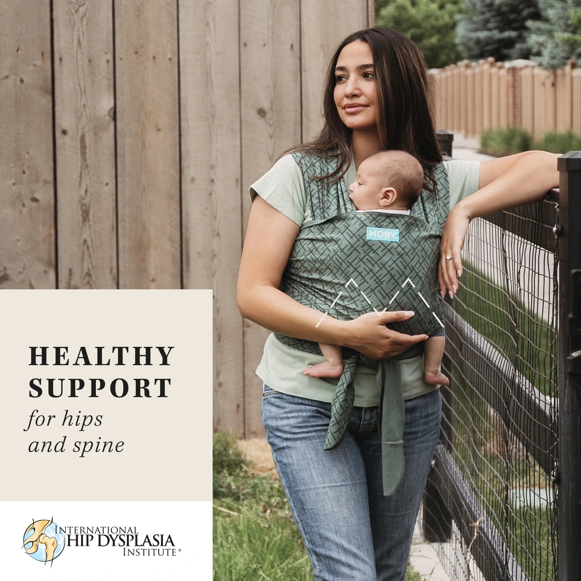 Classic Wrap Baby Carrier - Olive Etch