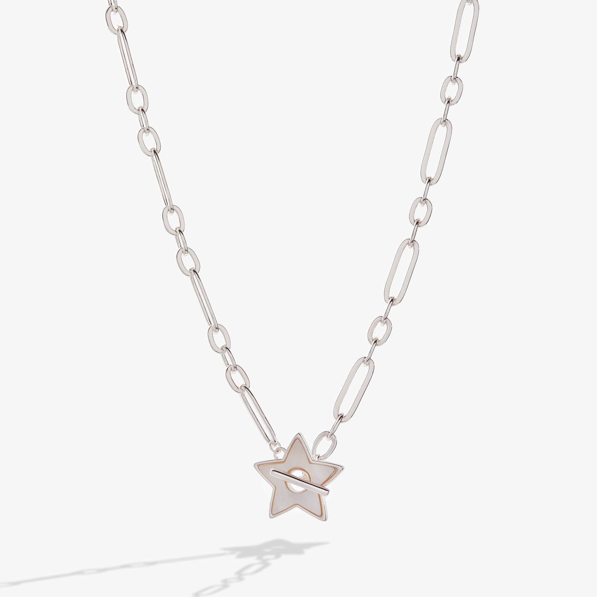 Star Mother Of Pearl Toggle Necklace
