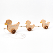 Pull Toy - The 3 Ducks | Maple Wood | Made In The Usa 🇺🇸