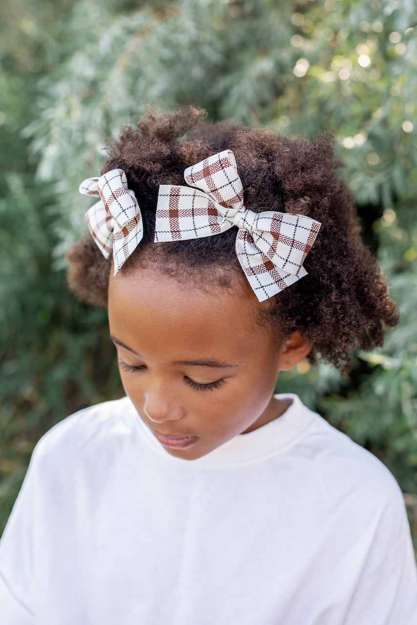 Schoolgirl Plaid | Ribbon Bow