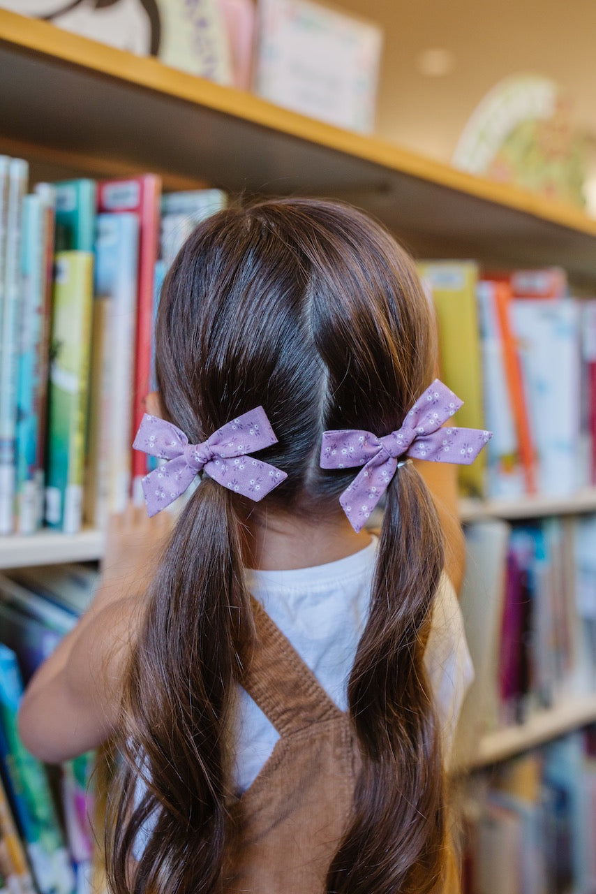 Violet | Hand-tied Bow