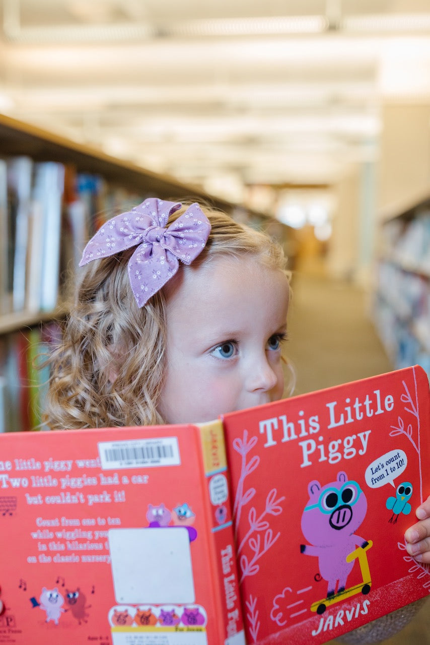 Violet | Petite Party Bow