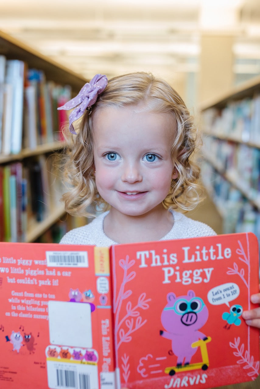 Violet | Petite Party Bow