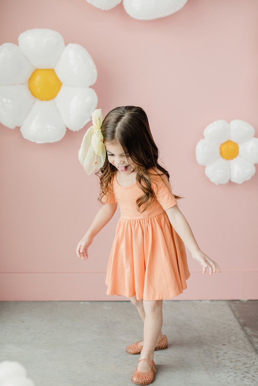 Sunrise Daisy | Tulle Statement Bow